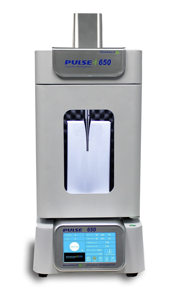 Benchmark Pulse 650 Ultrasonic Homogeniser with 6mm Horn and Soundproof Box